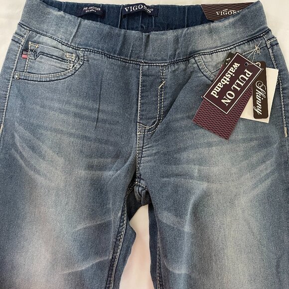 NEW Girls Vigoss The Jagger Skinny Pull-On Jeans Size 14 - Picture 2 of 3